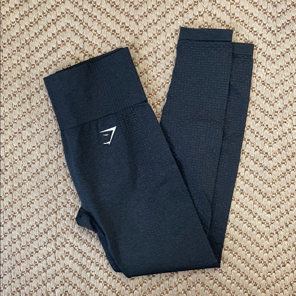 Gymshark - Classic Workout Athletic Gym Leggings - Charcoal - S